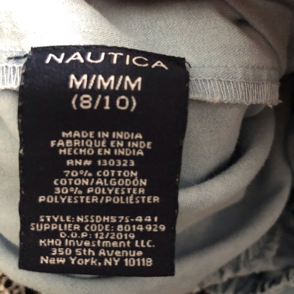 Nautica chambray full length jumper in size M - Picture 6 of 6